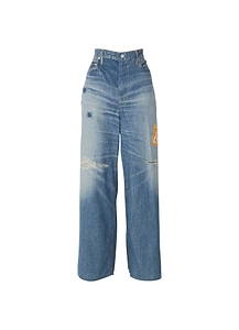 Hys Fes Pass Denim Print Pants