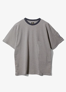 S/S Crew Neck Tee - Cotton Stripe Jersey