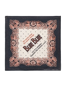 Wildside×Blue Blue Black Paisley Bandana