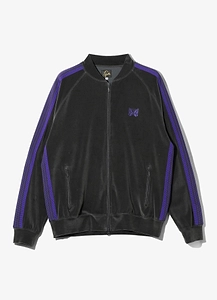 Rib Collar Track Jacket - C/Pe Velour