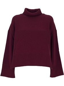 Purotatto Boxy Turtleneck Knitted Sweater