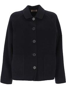 Purotatto Button-Front Short Coat
