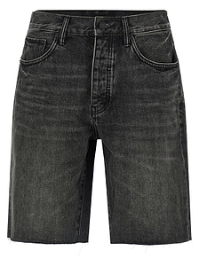 Purple P059 Kamari Raw-Hem Bermuda Shorts