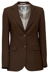 Ql2 Blanche Single-Breasted Blazer