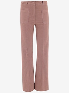 Ql2 Nina Flared Velvet Pants