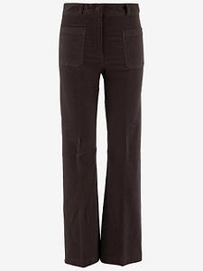 Ql2 Nina Flared Velvet Pants