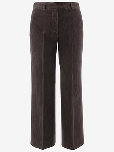 Ql2 Teodora Corduroy Wide-Leg Pants