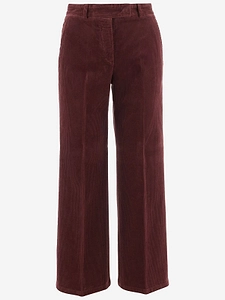 Ql2 Wide-Leg Corduroy Pants