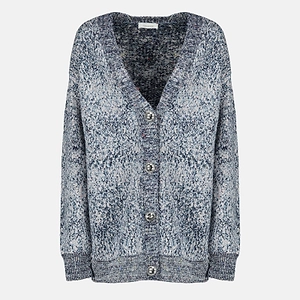 Rabanne Tweed Effect Buttoned Cardigan
