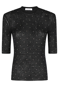 Paco Rabanne Studded Knitted Top