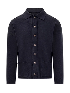 Rakki Buttoned Collar Cardigan