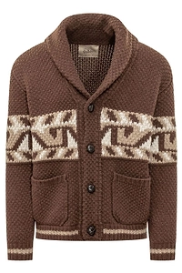Rakki Holman Jacquard Knitted Jacket