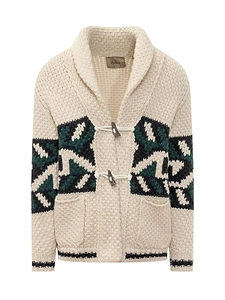 Rakki Jacquard Toggle Knit Coat