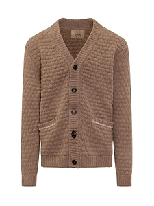 Rakki Textured Button Cardigan Knitted Sweater