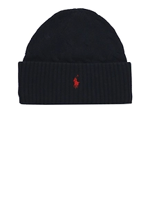 Ralph Lauren Kids Cable Knit Beanie Hat