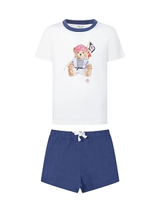 Polo Ralph Lauren Kids Polo Bear Jersey Tee And Shorts Set