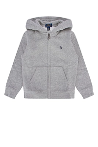 Polo Ralph Lauren Kids Logo Embroidered Hooded Jacket