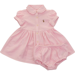 Polo Ralph Lauren Kids Logo Embroidered Short-Sleeved Dress