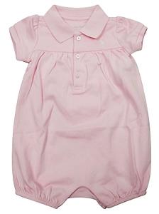 Polo Ralph Lauren Kids Logo Embroidered Romper