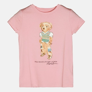 Ralph Lauren Kids Polo Bear Print T-Shirt