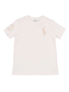Ralph Lauren Kids Polo Pony Embroidered Crewneck T-Shirt