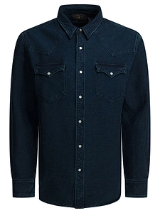 Ralph Lauren Rrl Sueded Western Shirt
