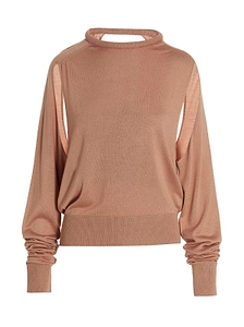 Ramael Cut Out Detail Knit Sweater