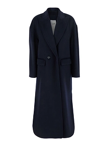 Rame Double-Breasted Peak Lapel Coat