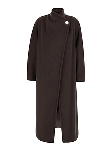 Rame Funnel Neck Buttoned Coat