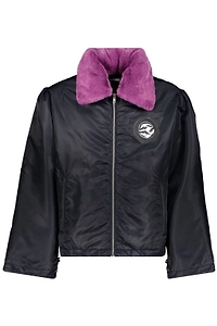 Random Identities Removable Collar Zip Jacket