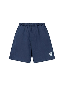 Ranra Elastic-Waist Logo Shorts