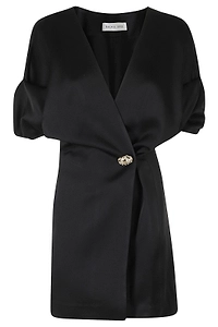 Raquel Diniz Anastasia Short Wrap Dress