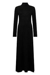 Raquel Diniz Ruched-Back High Collar Dress