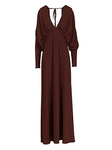 Raquel Diniz Sonia Draped Batwing Dress
