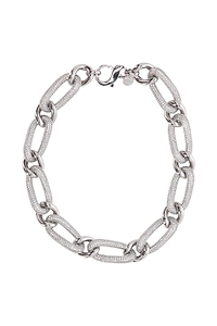Rasna Bijoux Pave Link Necklace