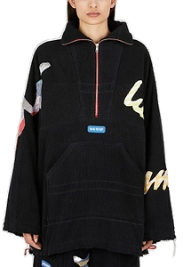 Rave Review Callie Half-Zip Drawstring Hem Sweatshirt