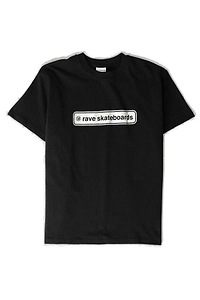 Rave Skateboards Drawstring Printed Hoodie