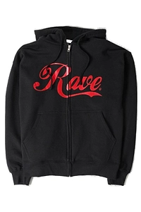 Rave Skateboards Zip-Up Drawstring Hoodie