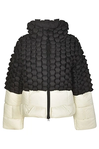 Raxxy Quilted Panel Down Jacket