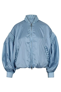 Raxxy Ruffled Zipped Jacket