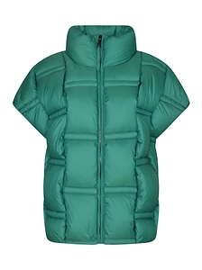 Raxxy Quilted Short-Sleeve Coat