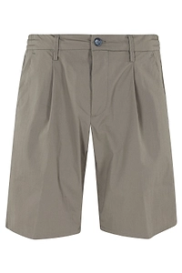 Re-Hash Perugino Pleated Bermuda Shorts
