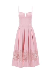 Rebecca Vallance Montreux Lace Midi Dress