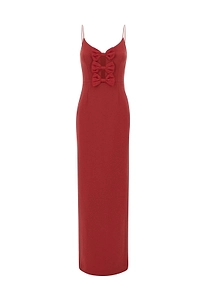 Rebecca Vallance Precious Bow Column Dress