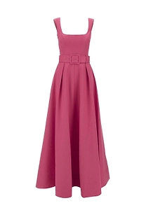 Rebecca Vallance Rosalia Belted Maxi Dress