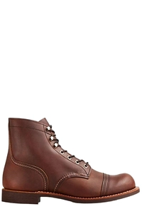 Red Wing Shoes Cap-Toe Lace-Up Boots