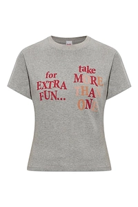 Re/Done 1950S Boxy Graphic T-Shirt