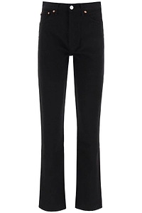 Re/Done High-Rise Stove Pipe Jeans