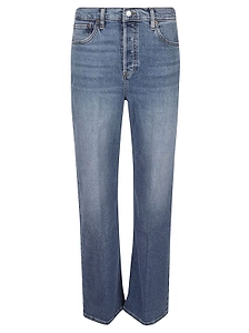 Re/Done High Rise Wide-Leg Jeans