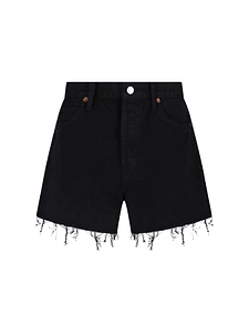 Re/Done Raw-Hem Denim Shorts